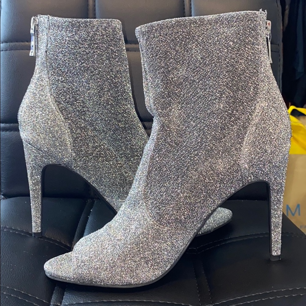 G By Guess Open-Toe Heels